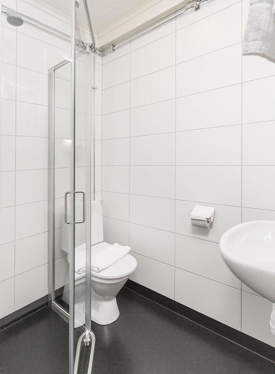 Koupelna v ubytování Alsterbro Minihotell