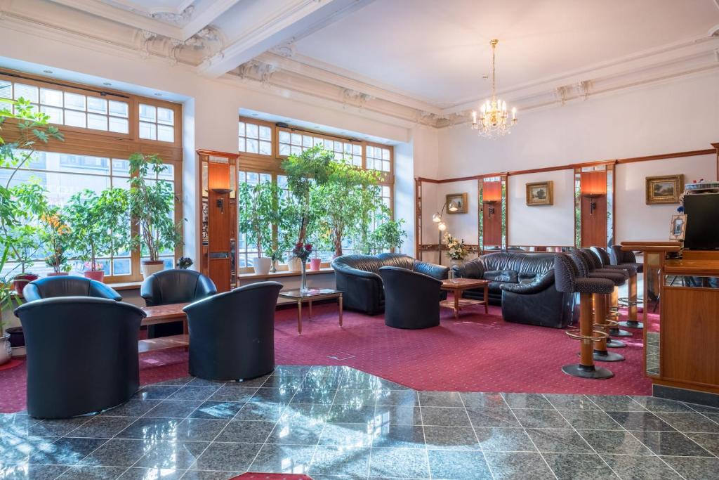 Posezení v ubytování Hotel Bayernland