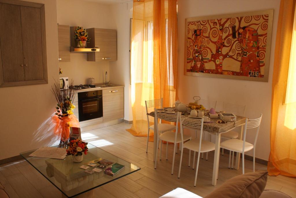 Kuchyň nebo kuchyňský kout v ubytování B&B Castello Salvaterra