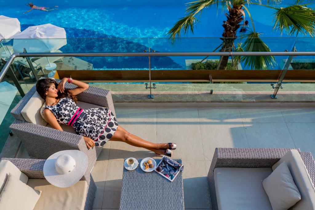 Balkón nebo terasa v ubytování Side Sunport Hotel - All Inclusive