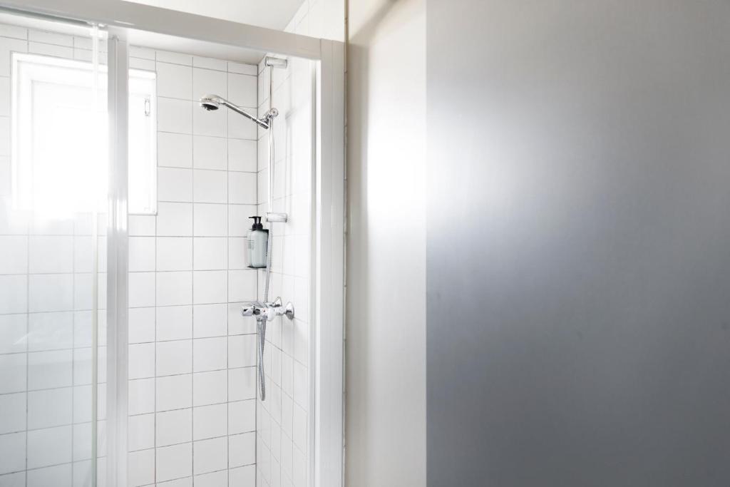 Koupelna v ubytování Hotel Höfn