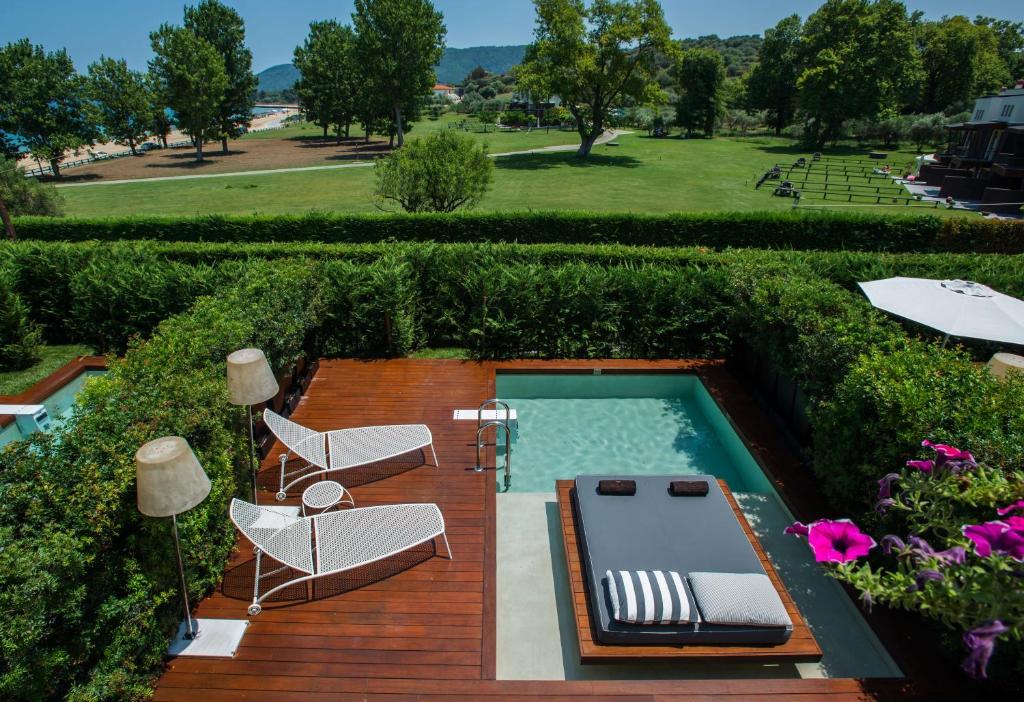 Beachfront · Private Beach Sustainability certification Avaton Luxury Beach Resort - Relais & Chateaux - Two-Bedroom Residence With Private Pool