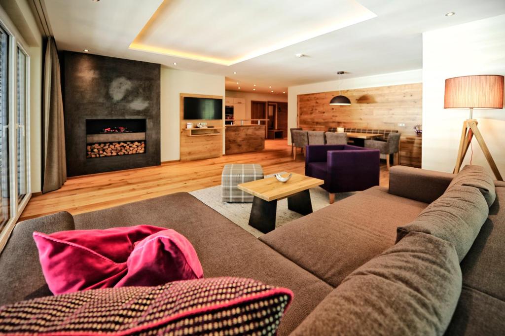 Posezení v ubytování Hotel Dorfstadl