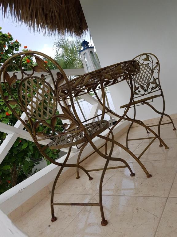 Balkón nebo terasa v ubytování Bayahibe Guest House Hotel