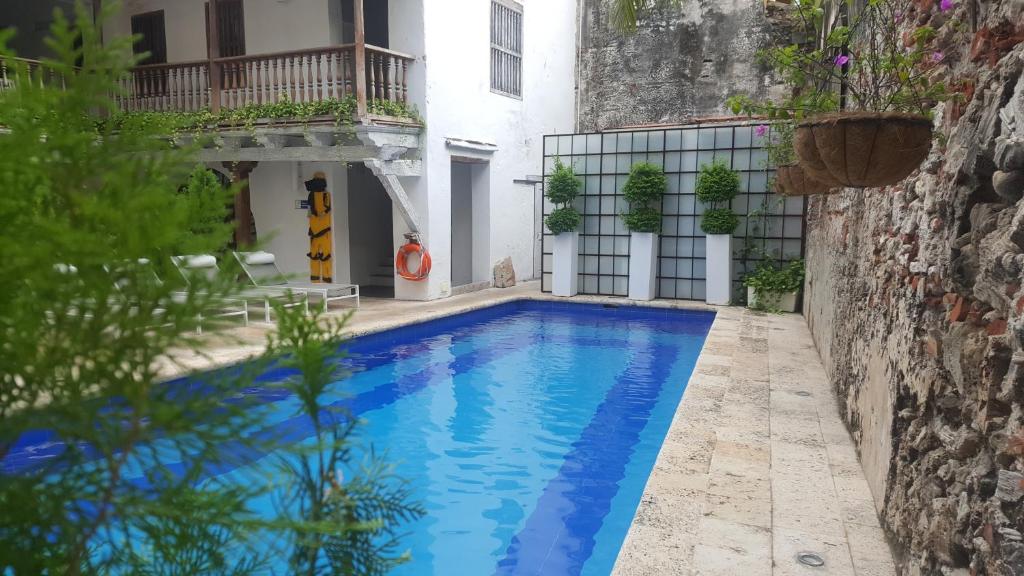 Bazén v ubytování Hotel El Marqués by Faranda Boutique nebo v jeho okolí