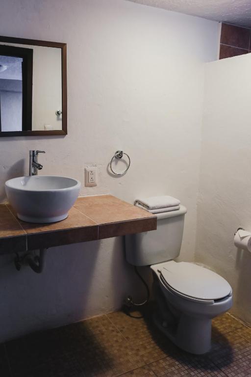 Koupelna v ubytování Hotel Colon Merida