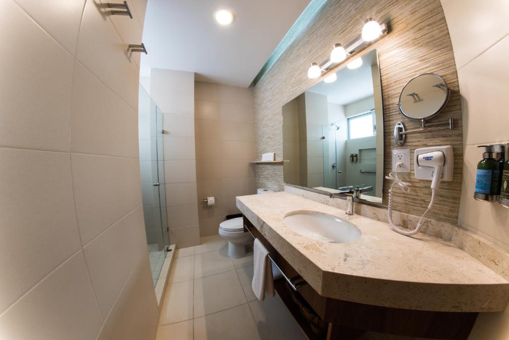 Koupelna v ubytování Hotel Clipperton