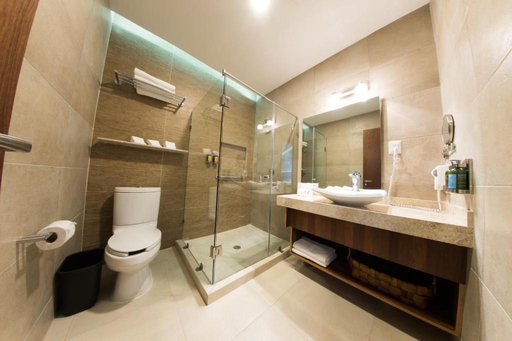 Koupelna v ubytování Hotel Clipperton