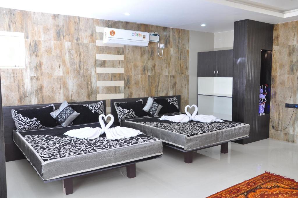Kuchyň nebo kuchyňský kout v ubytování Hotel SAARA
