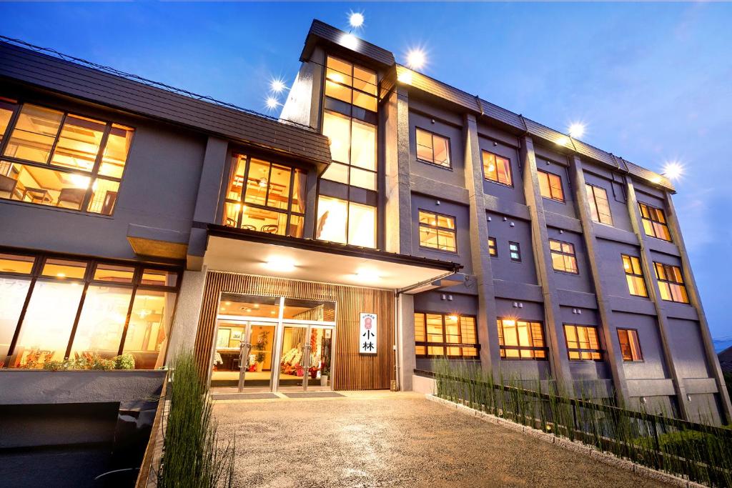 Byggingin sem ryokan-hótelið er í
