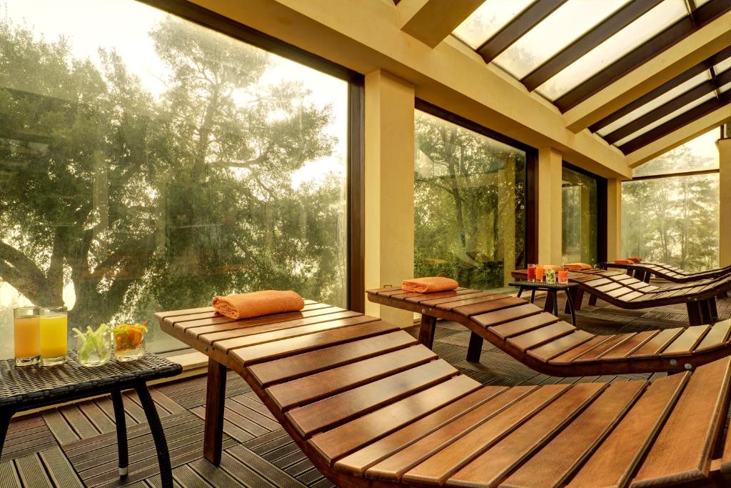Balkón nebo terasa v ubytování Mercure Petriolo Siena Terme Spa Hotel