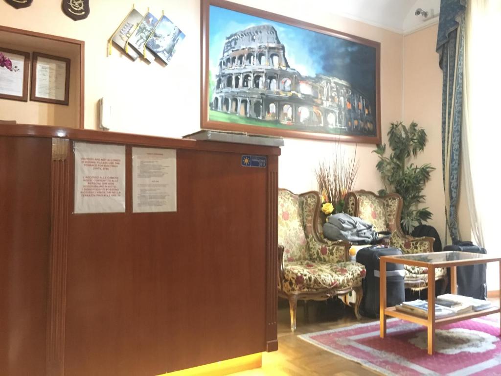 Posezení v ubytování Toffa Place In Rome
