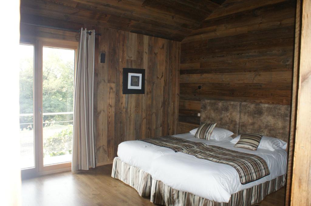 Postel nebo postele na pokoji v ubytování Hotel Blanc