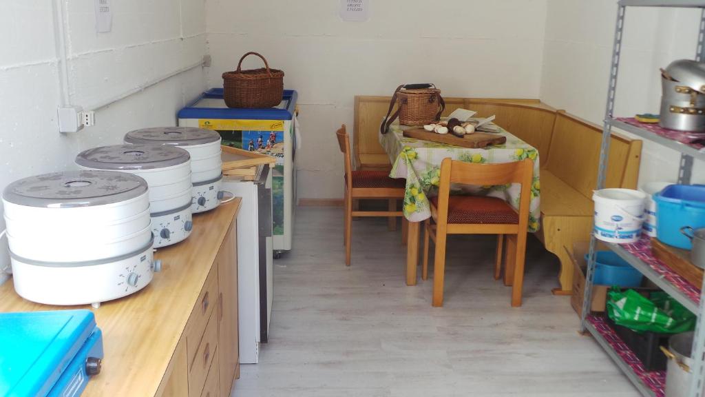 Kuchyň nebo kuchyňský kout v ubytování Albergo Antico