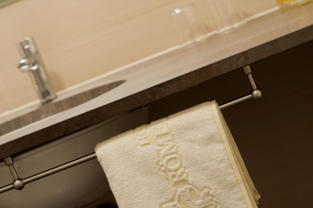 Koupelna v ubytování Hotel Römerrast