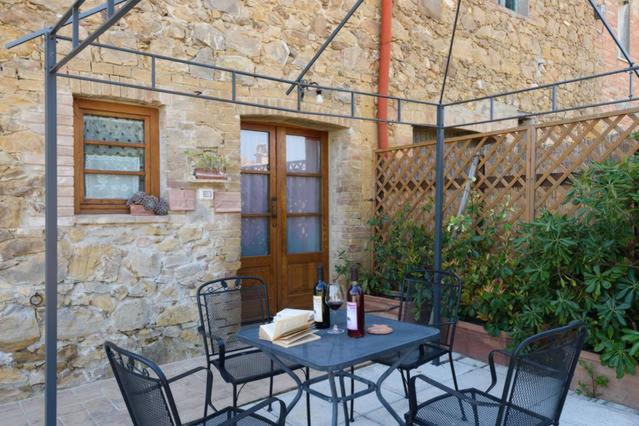 A patio or other outdoor area at Antico Podere la Martinella