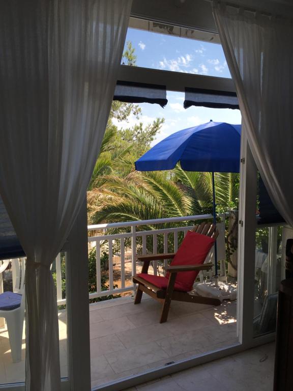 Balkón alebo terasa v ubytovaní Joja Apartment Peljesac