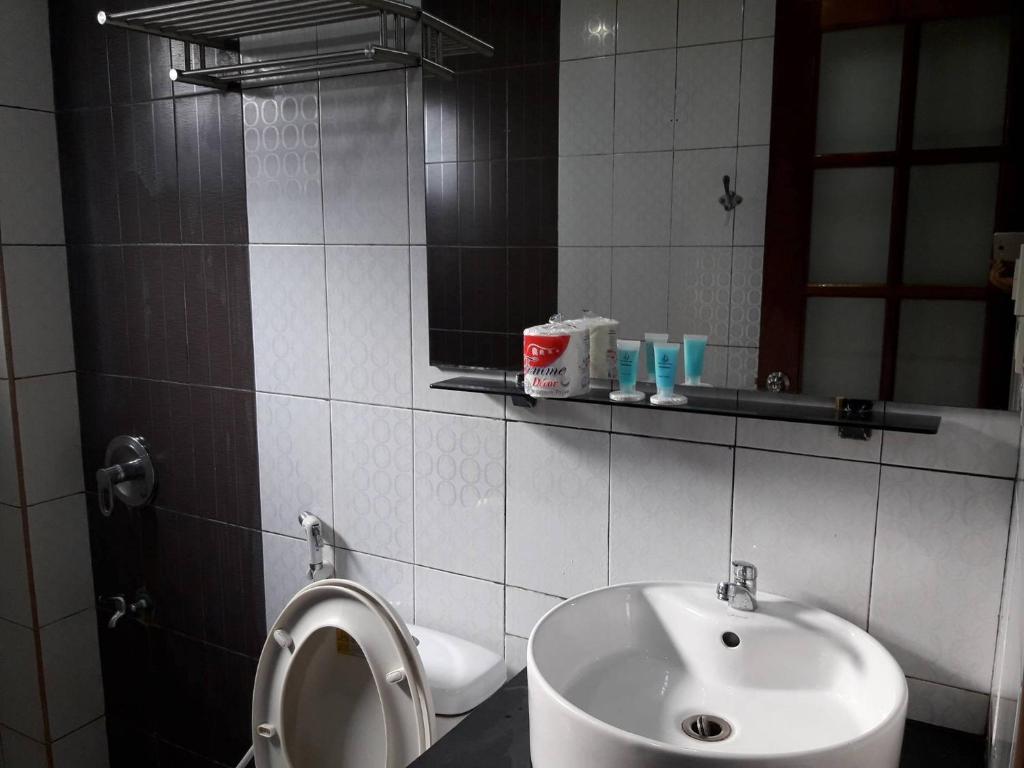 Koupelna v ubytování Aqua Travel Lodge