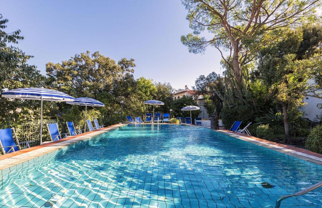 La alberca dentro o cerca de Hotel Vittoria