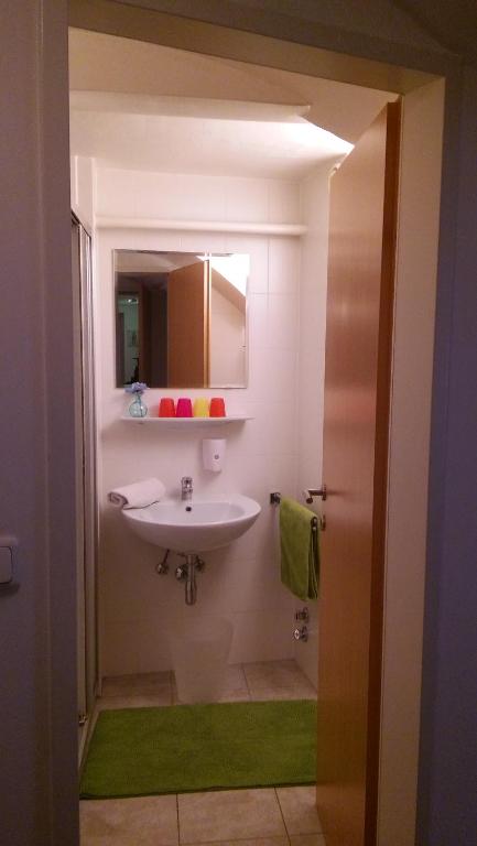 Koupelna v ubytování Cityhotel Junger Fuchs