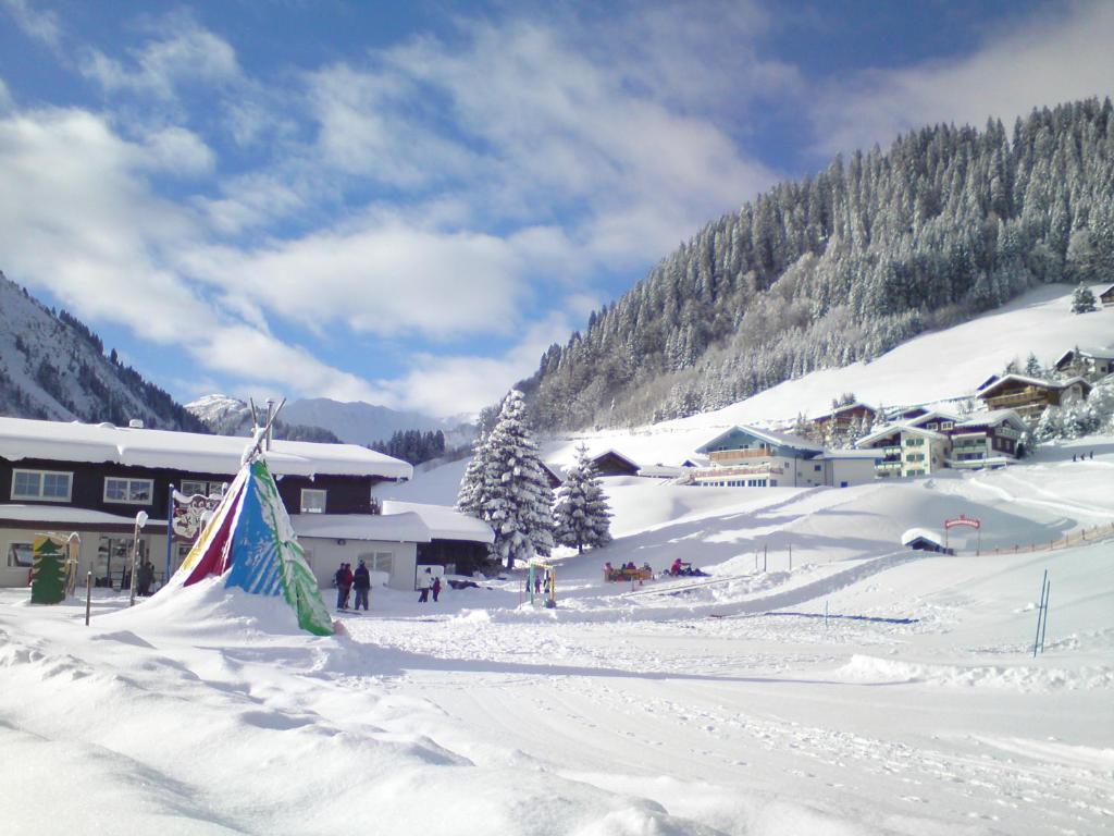 Schusterhof v zimě