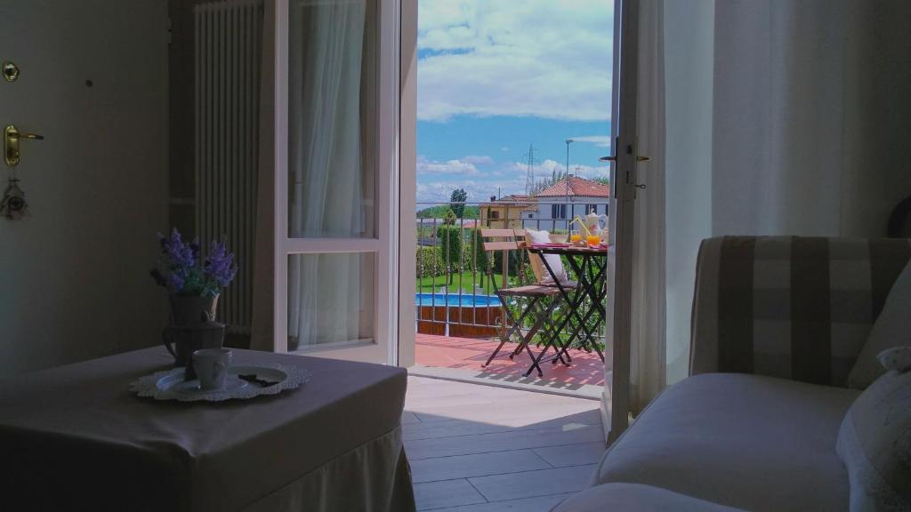 Balkón nebo terasa v ubytování La Valinfiore Charming Home