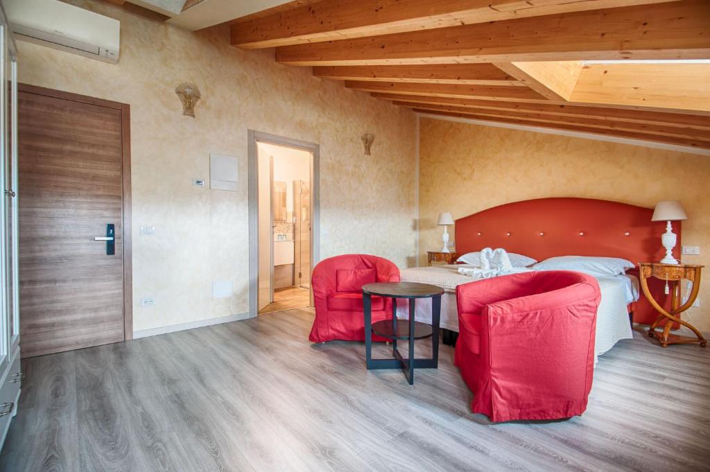 Posezení v ubytování Lady Verona Residence