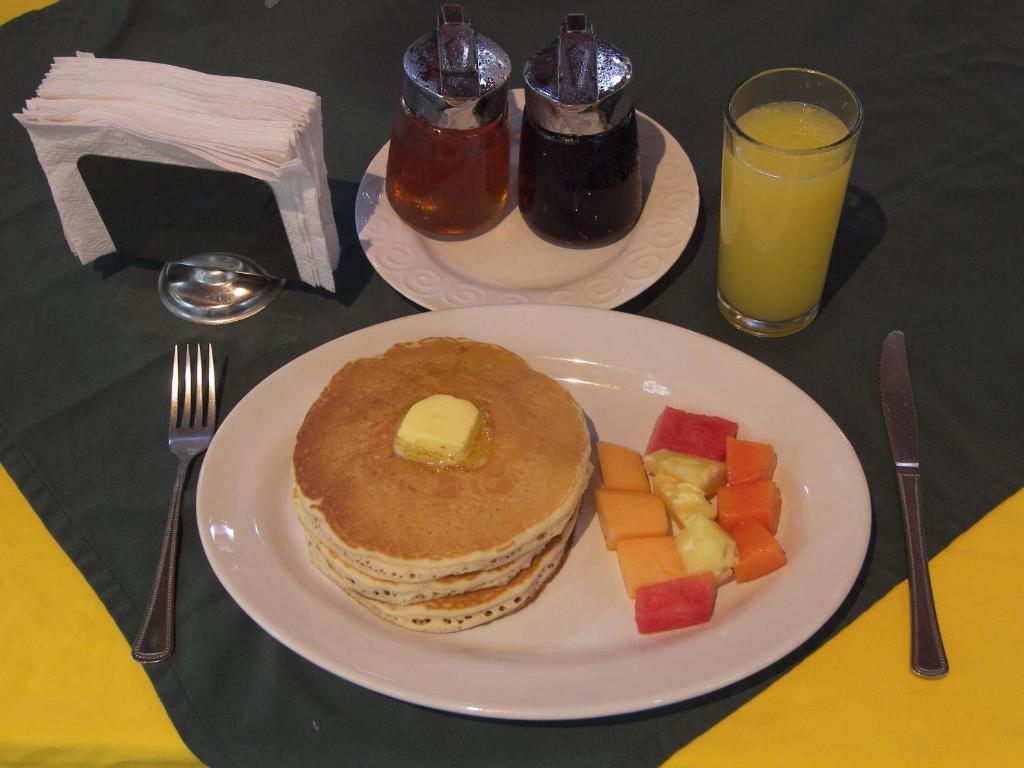 Comida no hotel ou em algum lugar perto