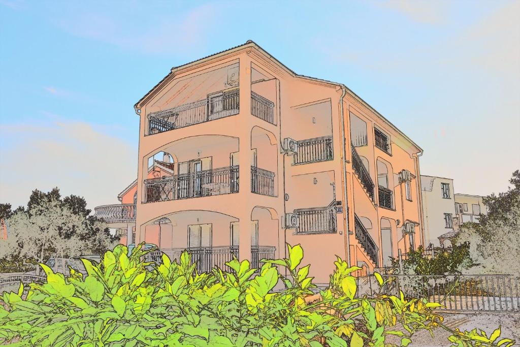 Budova, kde se apartmán nachází