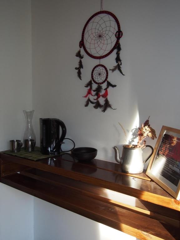 Comodidades para chá e café em Wild Hostel