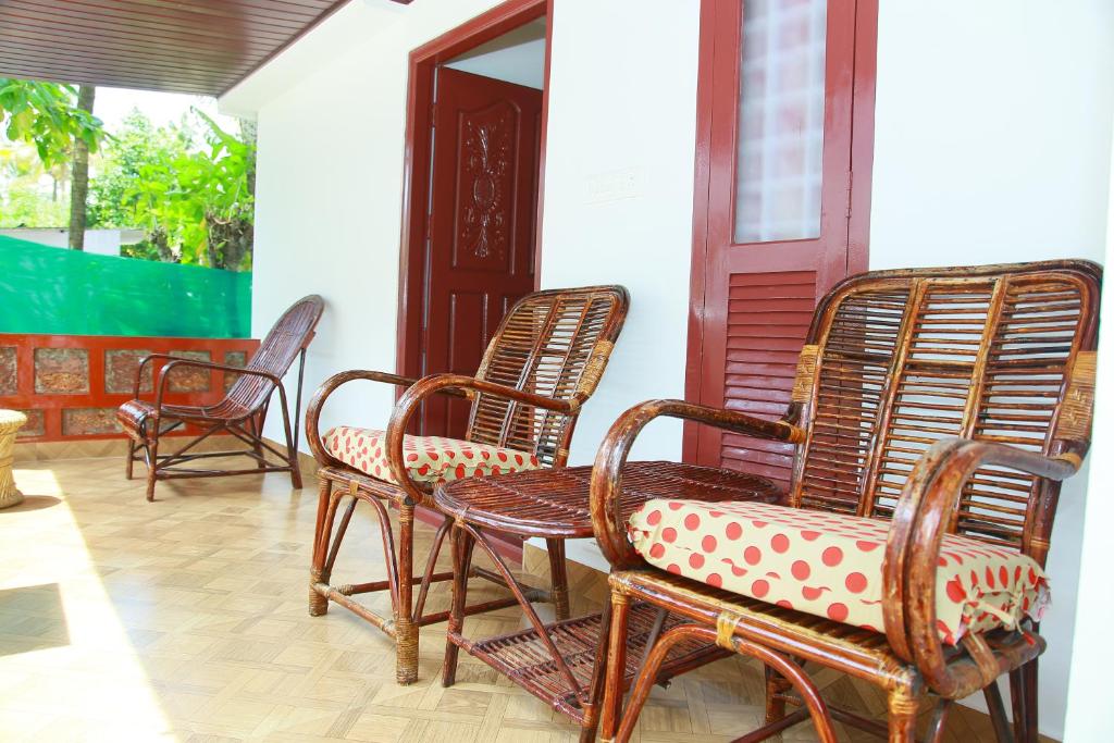 Posezení v ubytování Marari Anandu Beach Villa