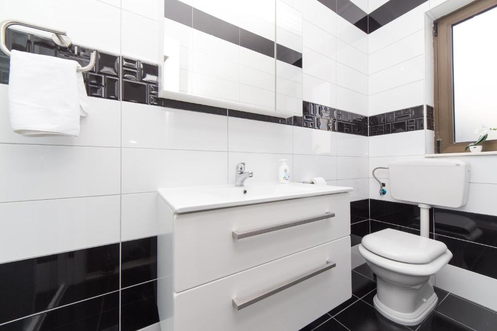 Koupelna v ubytování Apartman Marica