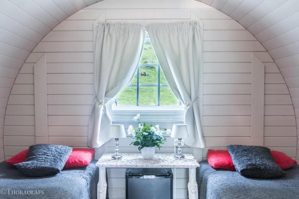 Posezení v ubytování Glamping & Camping