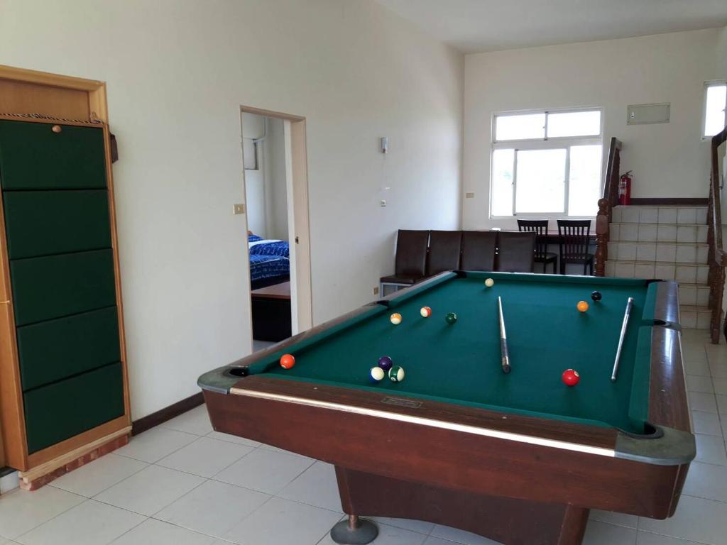 Biliár nebo kulečník v ubytování Hsianghua Guesthouse