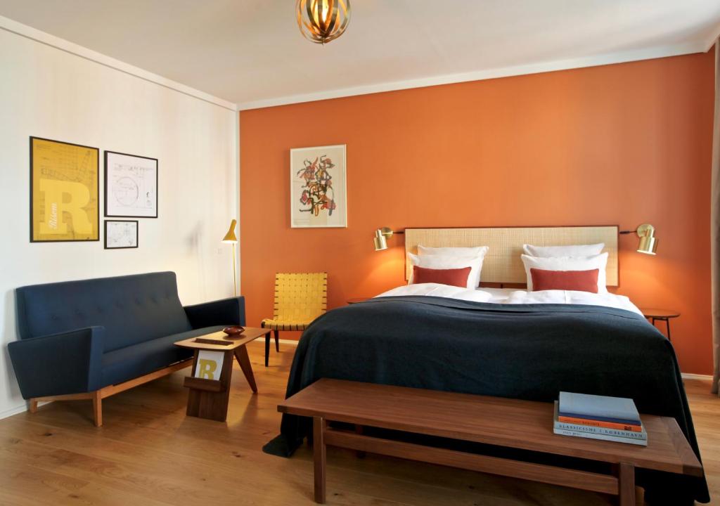 Postel nebo postele na pokoji v ubytování Hotel Alexandra
