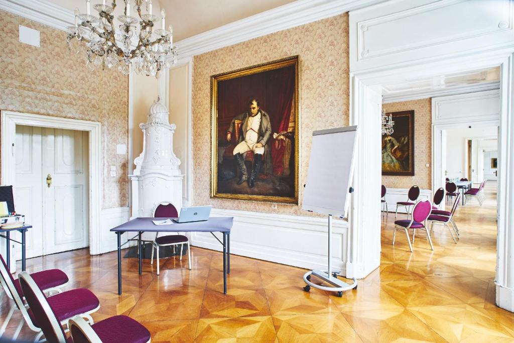Posezení v ubytování Europahaus Wien