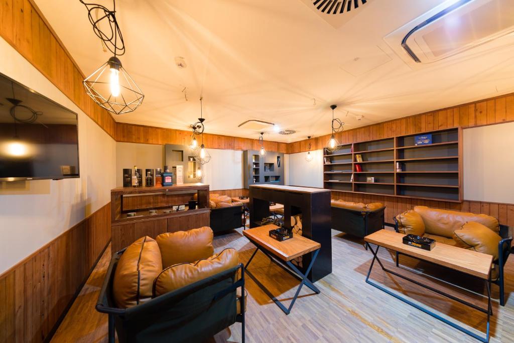 Posezení v ubytování mk | hotel rüsselsheim