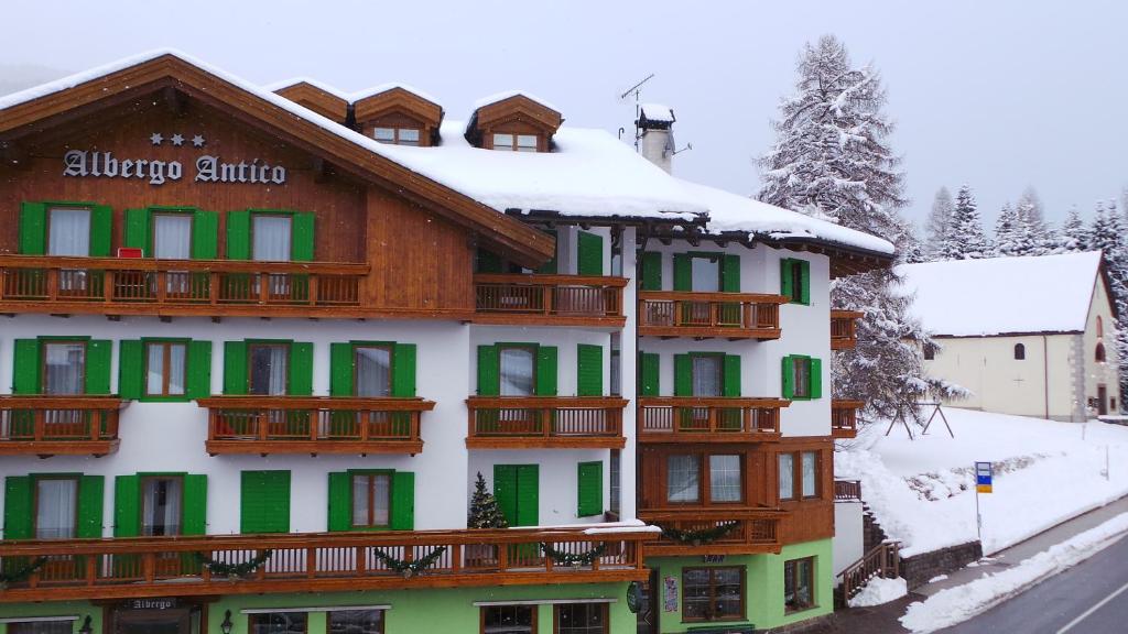 Albergo Antico v zimě