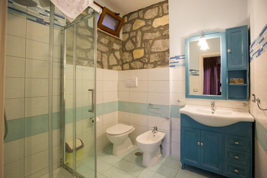 Koupelna v ubytování B&B Incanto del Mare