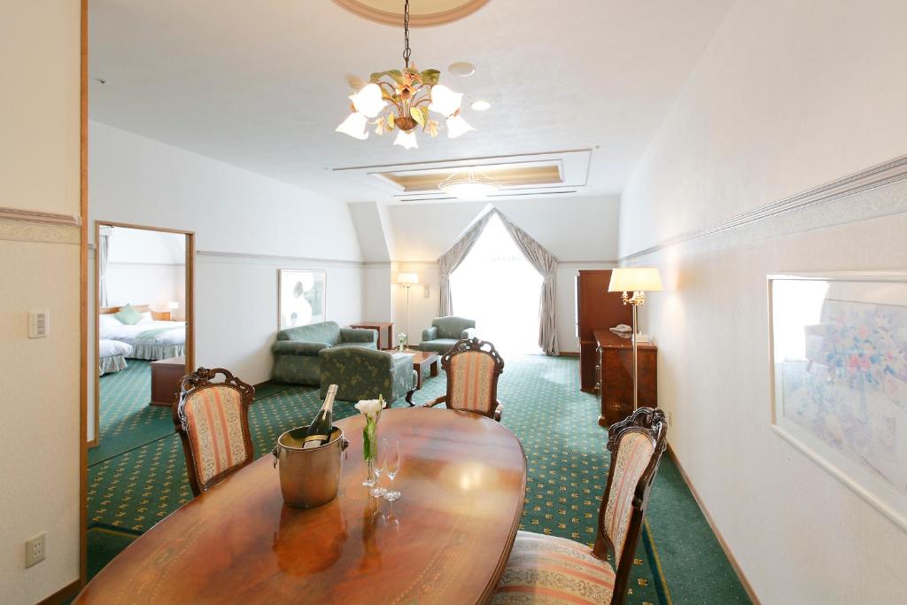 Posezení v ubytování Hotel Floracion Nasu