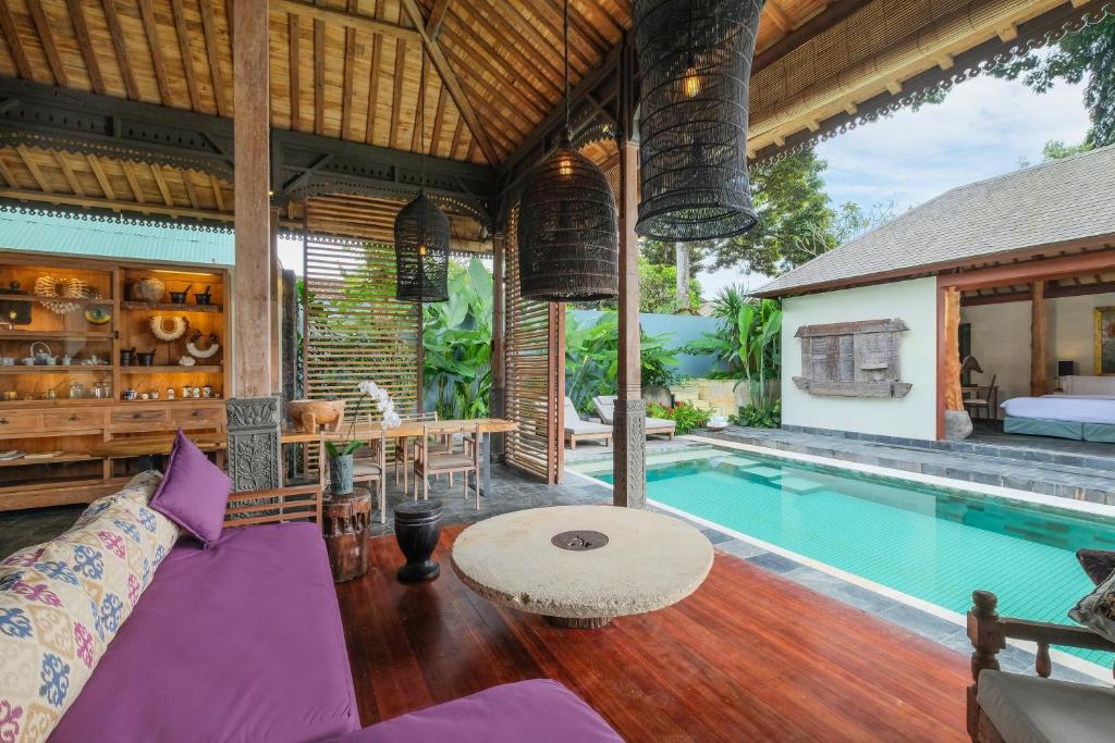 Bazén v ubytování The Purist Villas & Spa Ubud nebo v jeho okolí