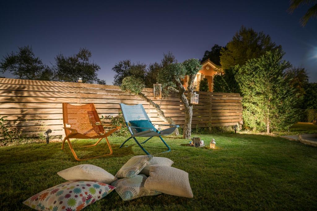 Zahrada ubytování Aeolos Boutique Hotel & Suites