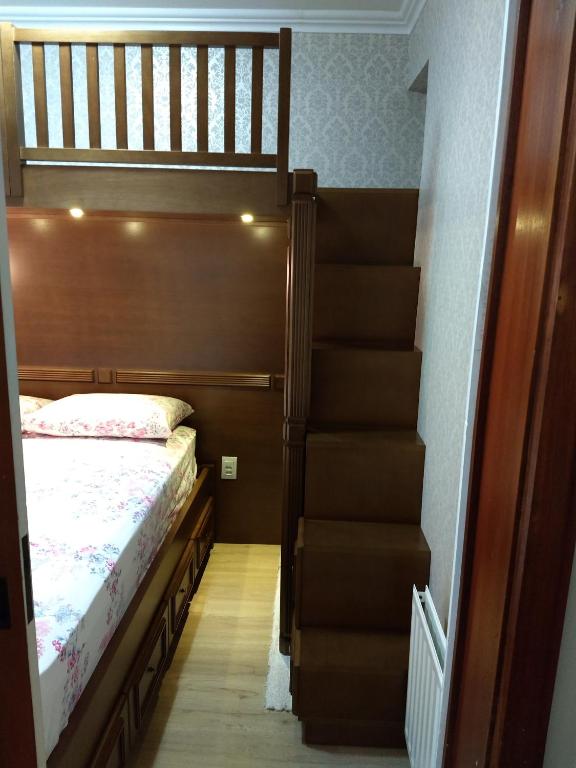 Postel nebo postele na pokoji v ubytování Flat no Hotel Wish Serrano Resort