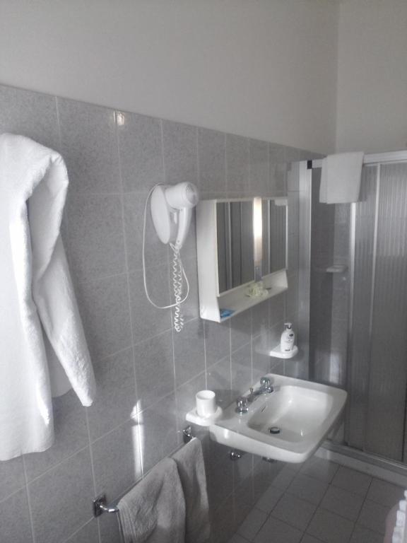 Koupelna v ubytování Albergo Ester