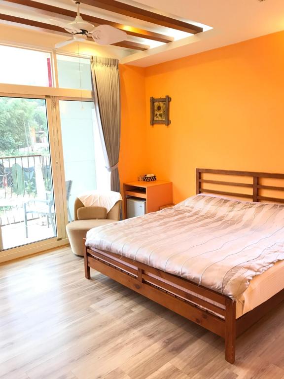 Postel nebo postele na pokoji v ubytování Saint Malo Homestay