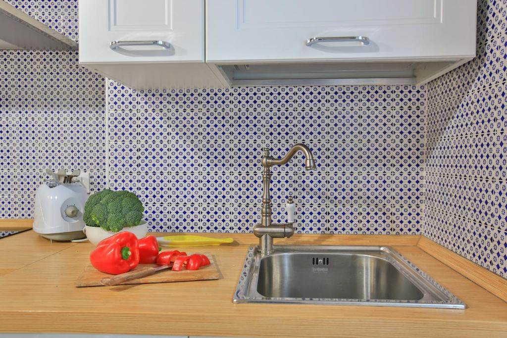 A kitchen or kitchenette at Mare amore @ Riomaggiore