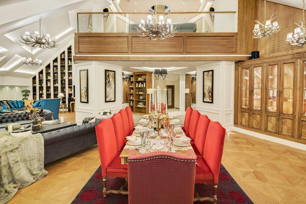 Гостиная зона в Bof Hotels Uludağ Ski&Luxury Resort All Inclusive