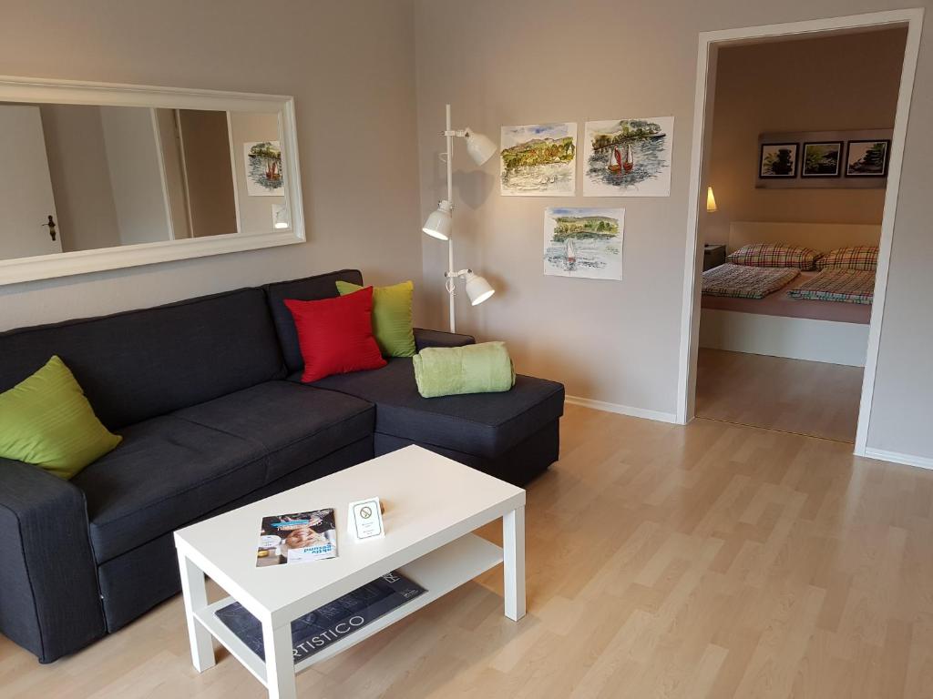 Χώρος καθιστικού στο Haus Homann-Schneider, Wohnung Wetter