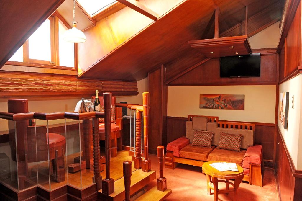 Posezení v ubytování Hotel Waynapicchu
