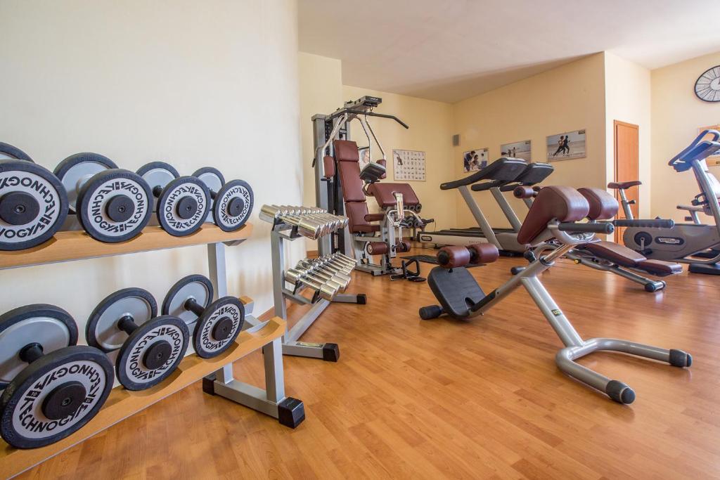 Fitness centrum a/nebo fitness zařízení v ubytování Sangiorgio Resort & Spa
